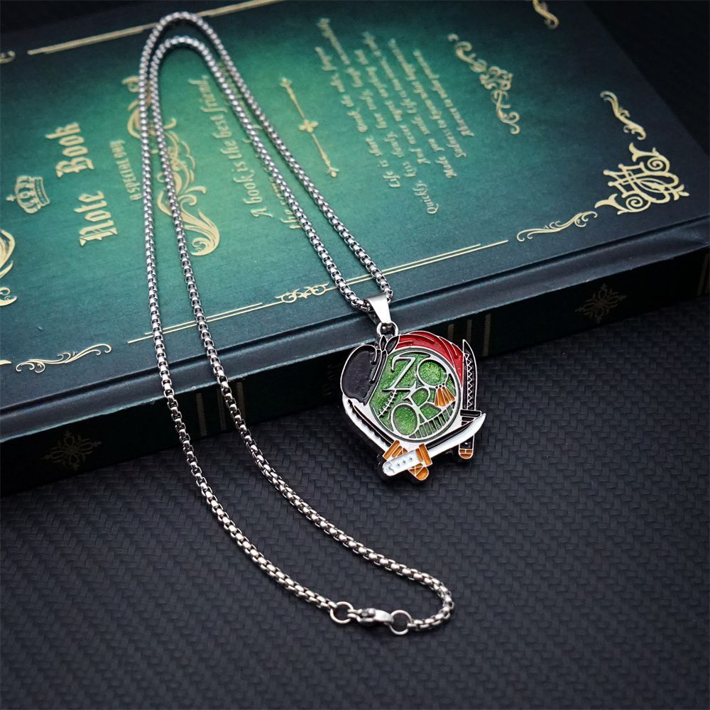 Character Name Keychain Necklace