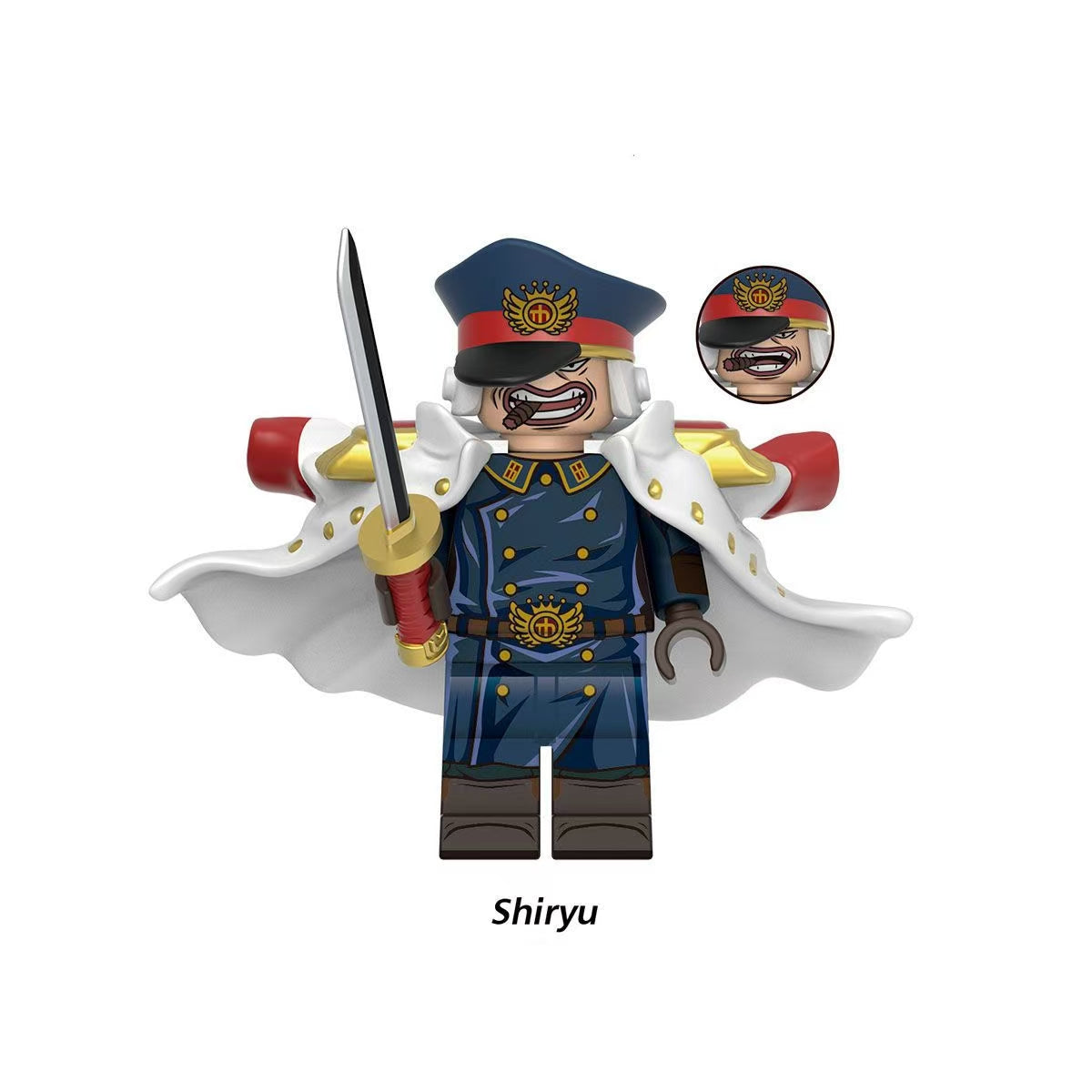 New edition,Dragon,Kuzan,Beckman Building Block Mini Figure