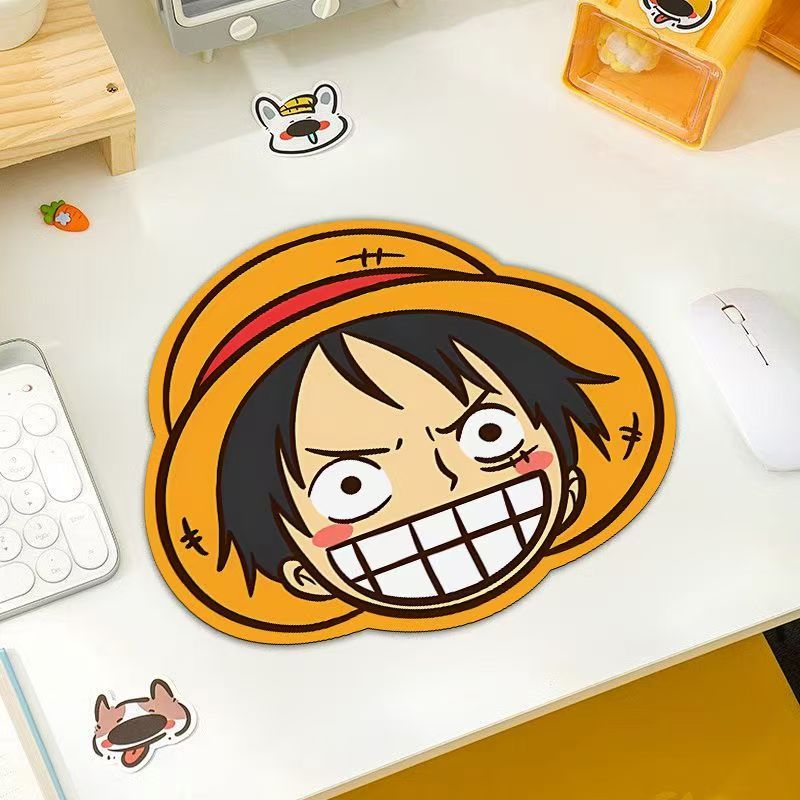 Mousepad fofo com emoji do Luffy