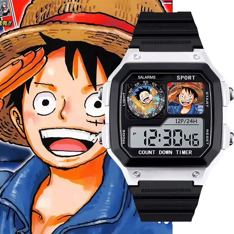 Relógio Esportivo Eletrônico – Luffy