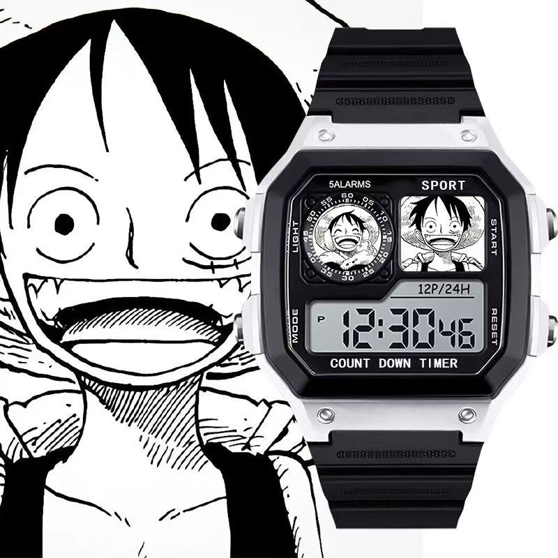 Relógio Esportivo Eletrônico – Luffy
