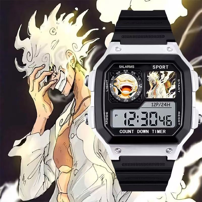 Relógio Esportivo Eletrônico – Luffy
