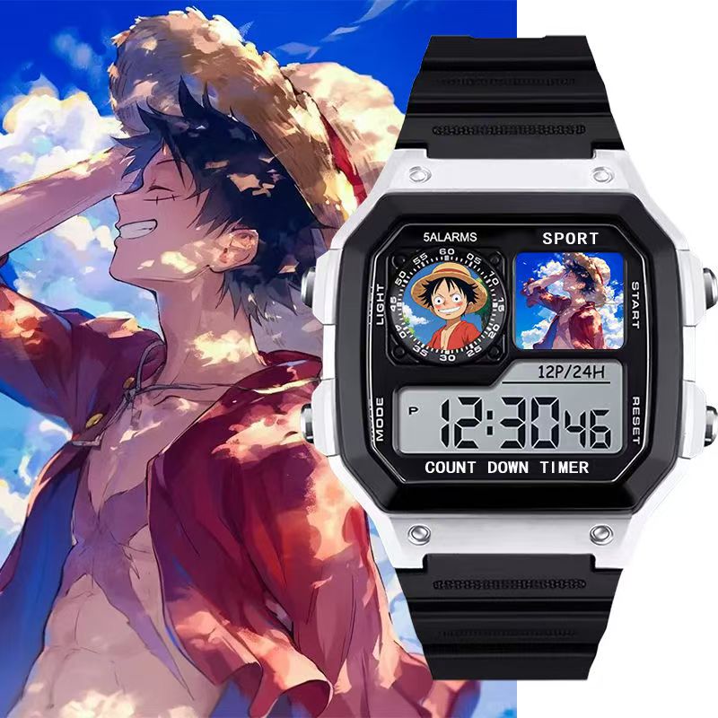 Relógio Esportivo Eletrônico – Luffy