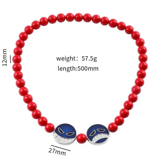 Glass beads Ace Bracelet/Necklace