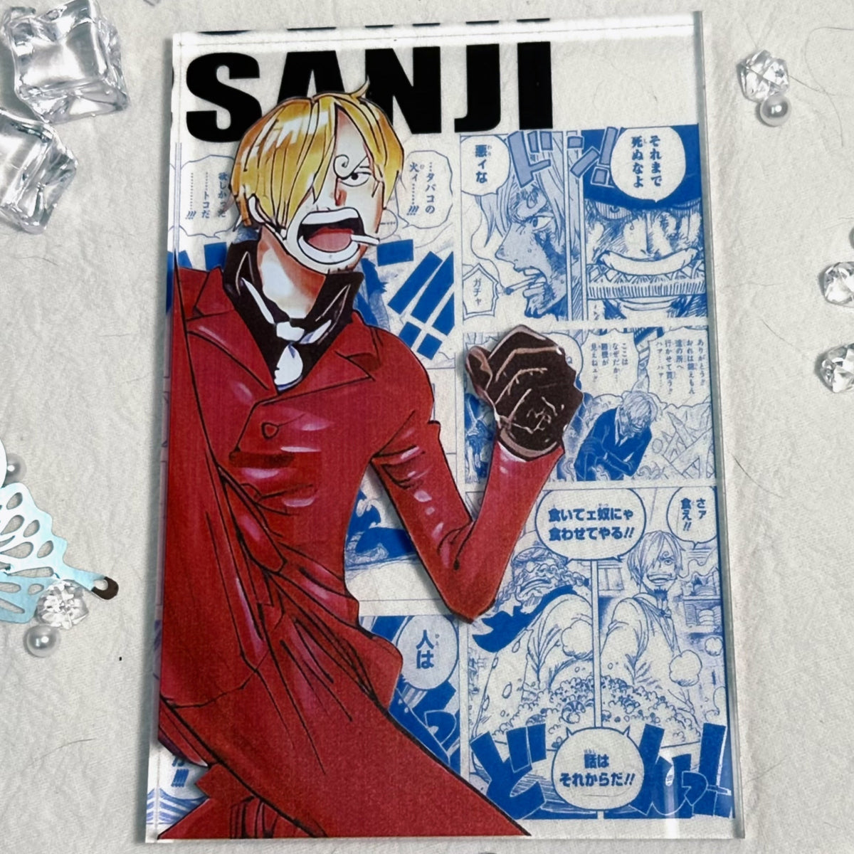 Acrylic Clear Brick Stand 02