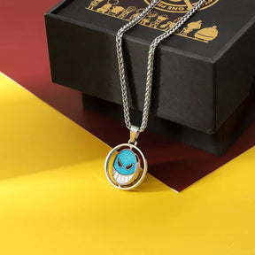 Luffy,Law,Ace 360° Rotatable Necklace And Pin