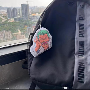 Curly Brows Talking Sanji Pendant Plush Toy Keychain