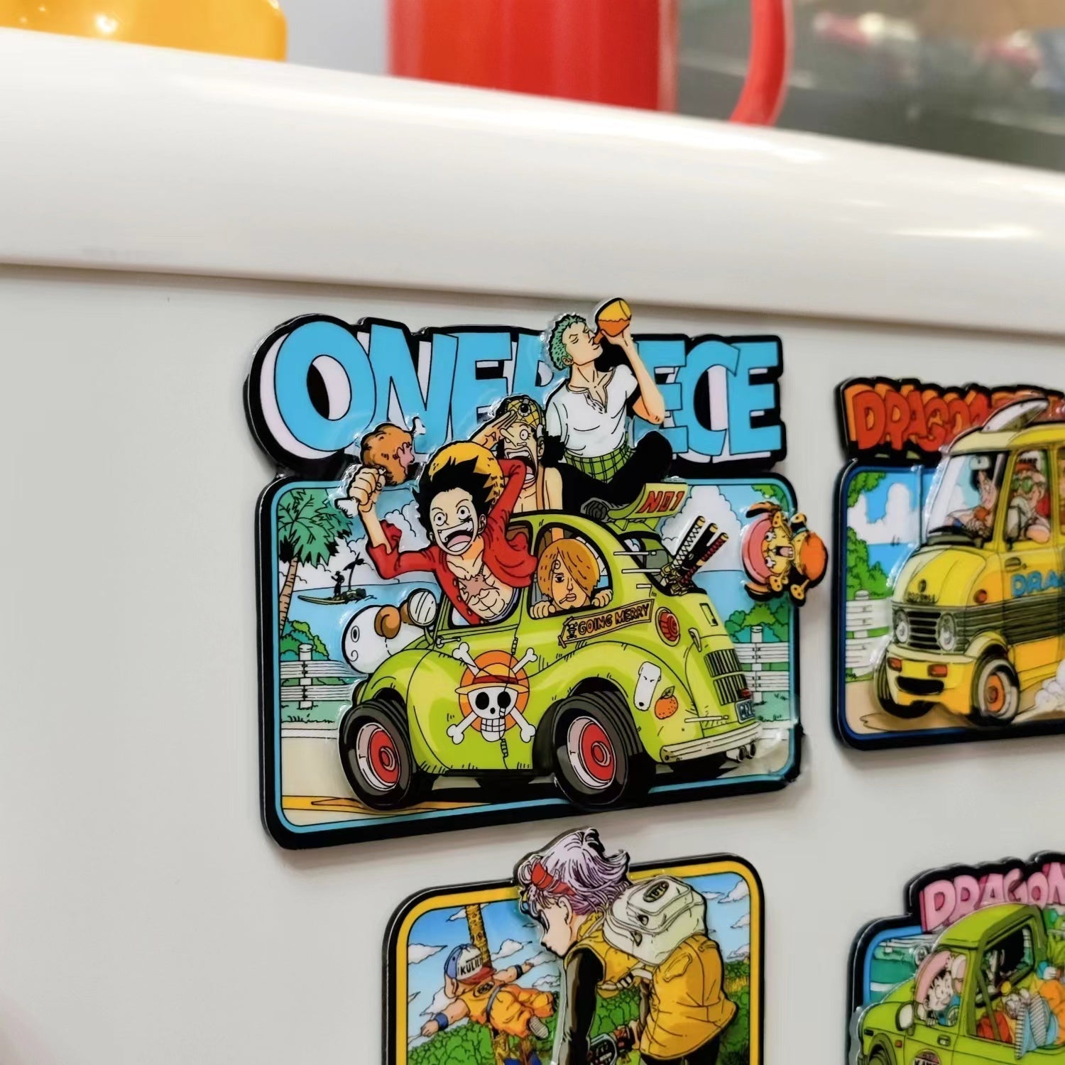 Straw Hat Crew 3D Refrigerator Magnet