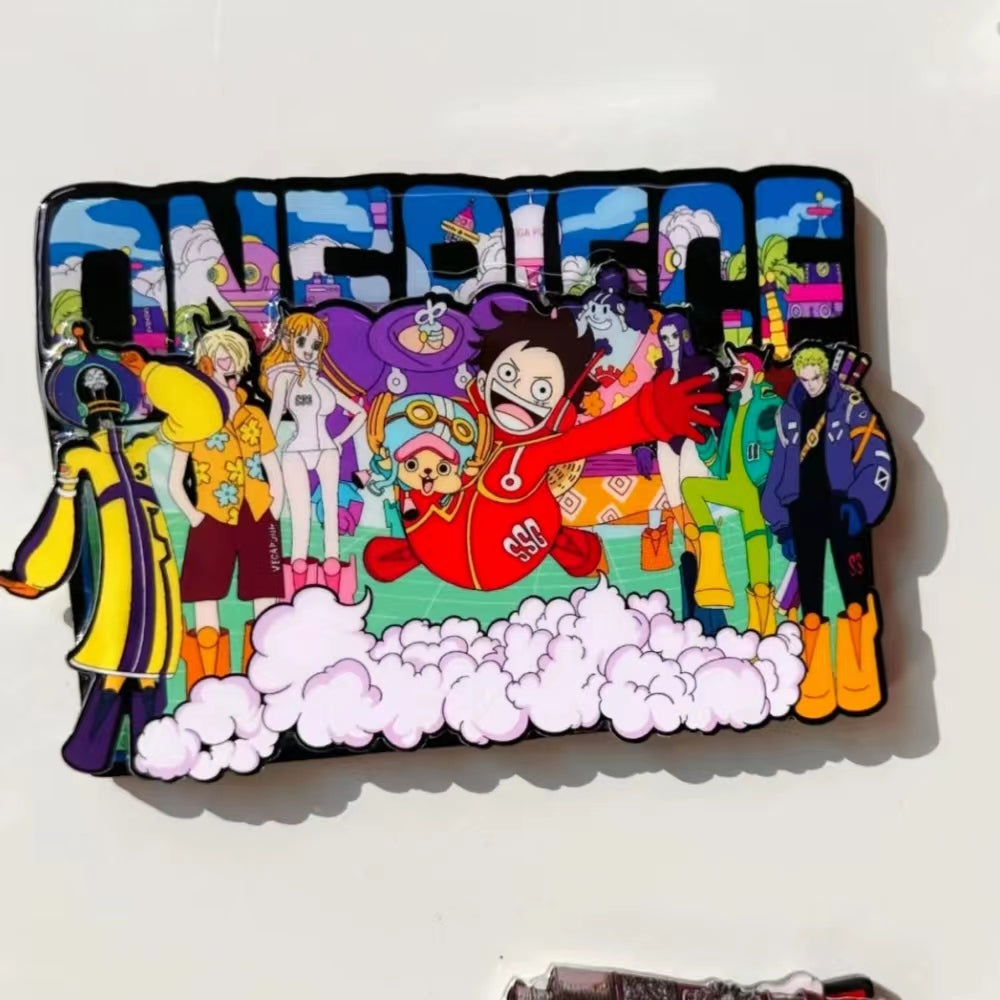 Straw Hat Crew 3D Refrigerator Magnet