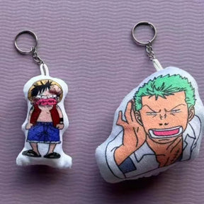 Mosshead Talking Zoro Pendant Plush Toy Keychain
