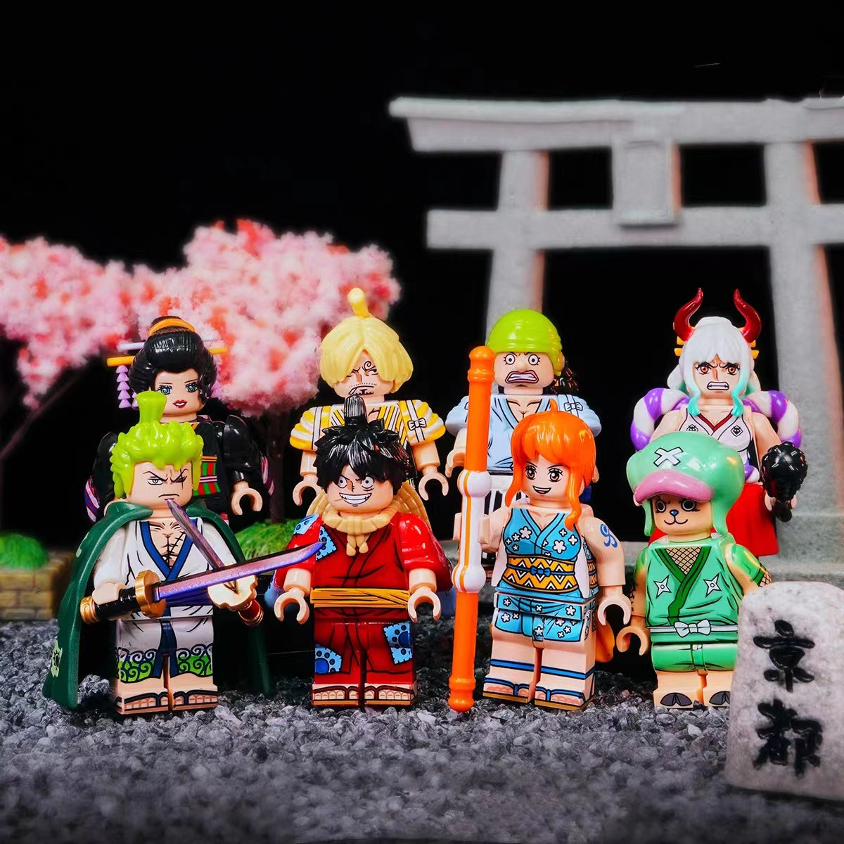 Wano Characters Building Block Mini Figure