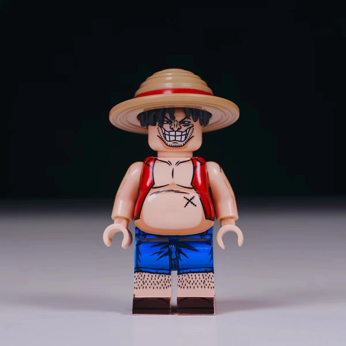 Fake Straw Hat Luffy Building Block Mini Figure