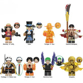 New edition,Wano Law,Ace,Building Block Mini Figure