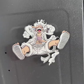 Laughing Nika Luffy Refrigerator Magnet