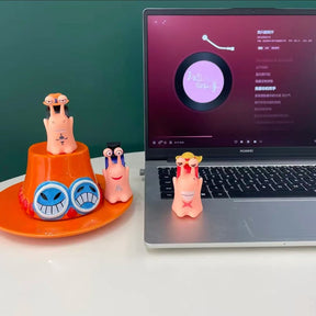 ASL Voice Recorder Den Den Mushi Transponder Snail Figure Keychain