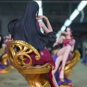 23cm Boa Hancock Throne Queen Figure