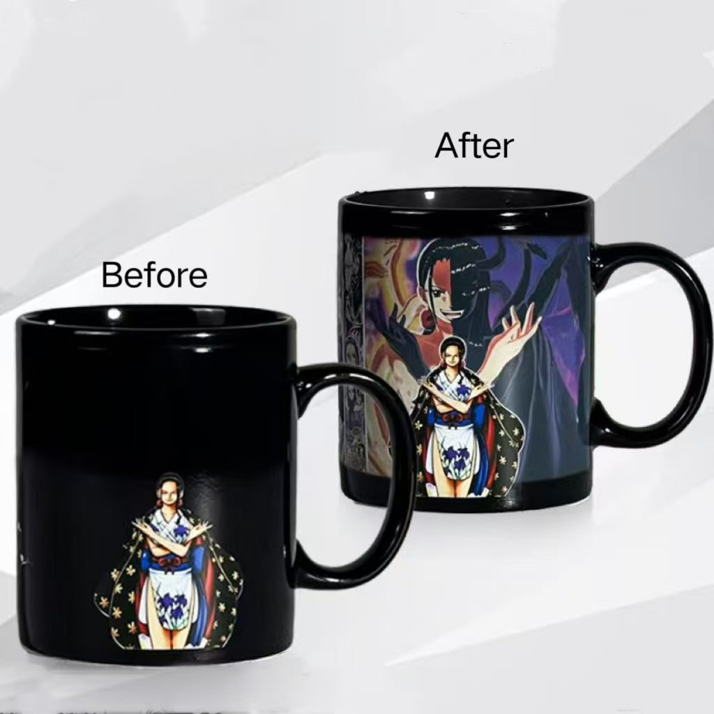 New edition,Straw Hats All 10 Members Color Change Mug