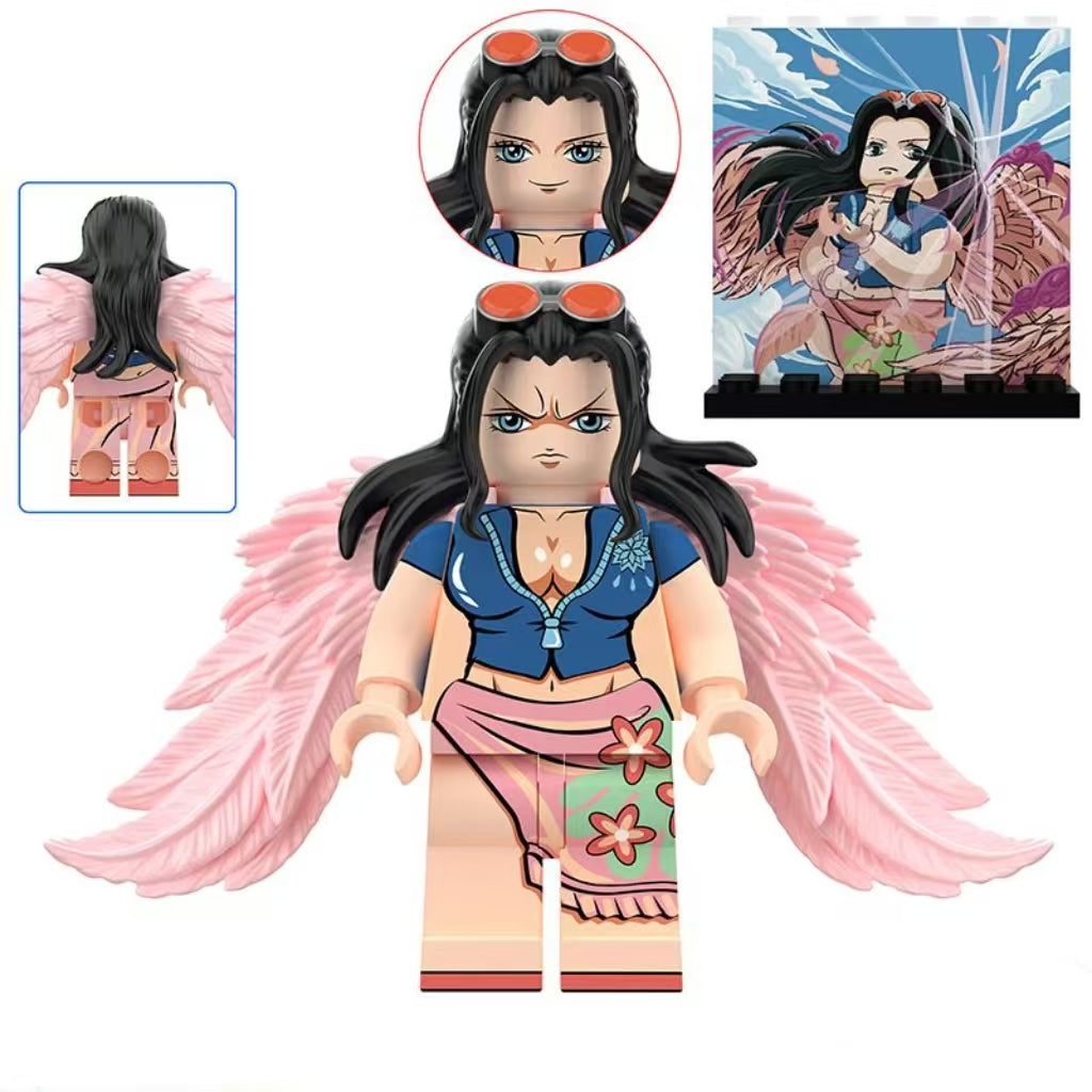 Afro Luffy,Egghead Luffy,Zoro,Nami Building Block Mini Figure