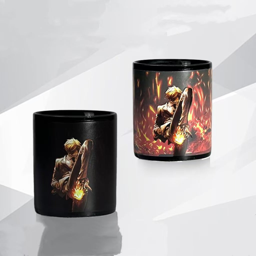 New edition,Straw Hats All 10 Members Color Change Mug