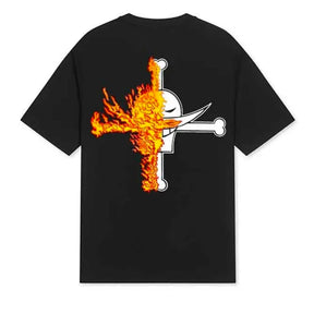 Whitebeard Pirates Ace Printed T-shirt