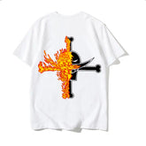 Whitebeard Pirates Ace Printed T-shirt