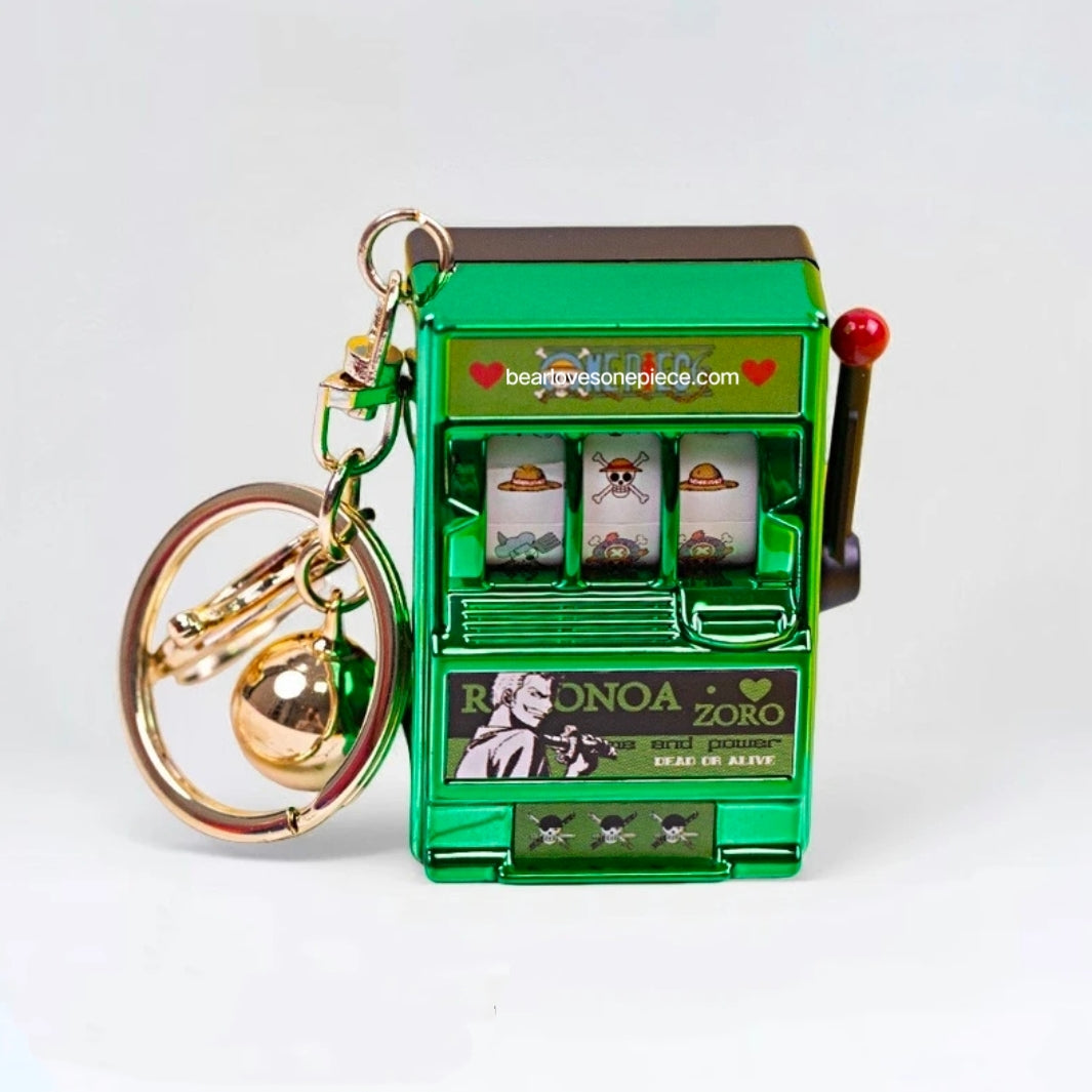 Zoro Slot Machine Toy Keychain Pendant