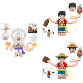 Rubber Luffy Building Block Mini Figure
