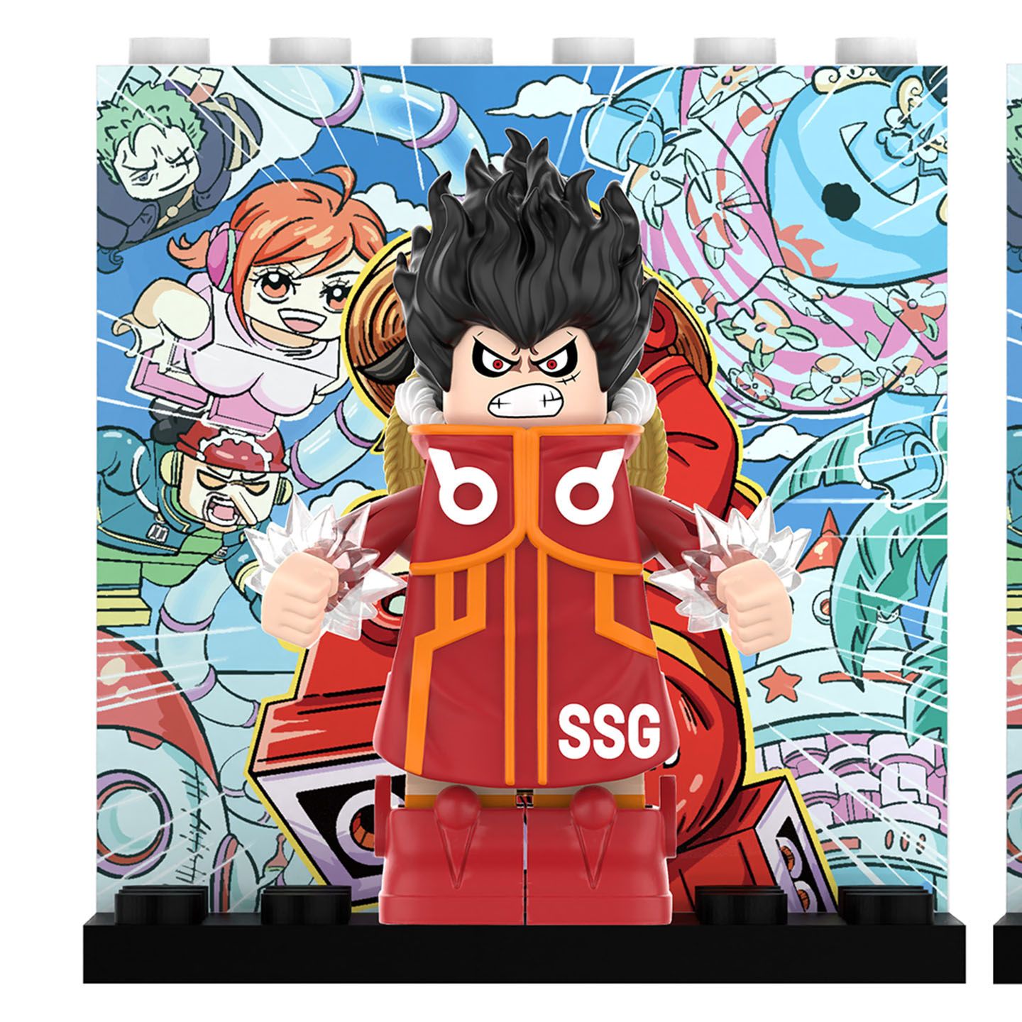 Mini Figura Colecionável Lucy e Doflamingo Jovem