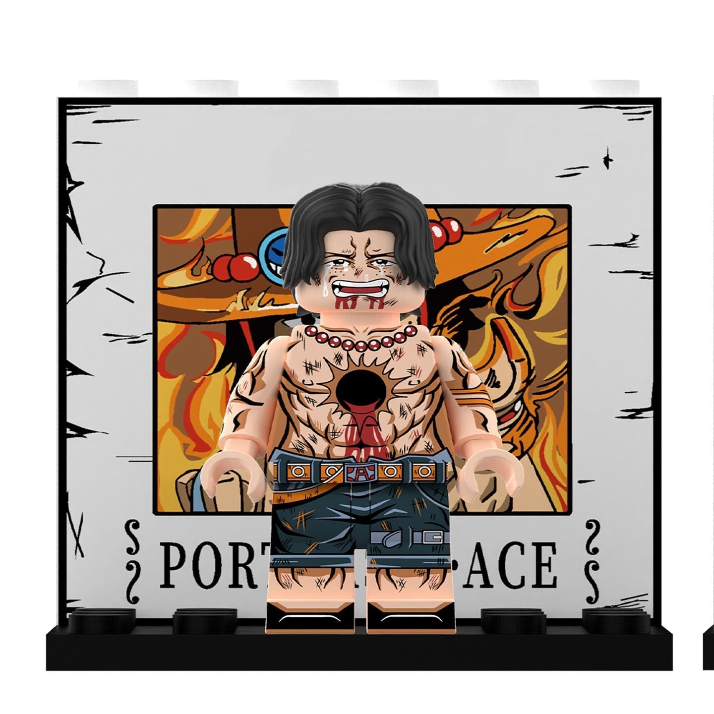 Mini Figura Colecionável Lucy e Doflamingo Jovem