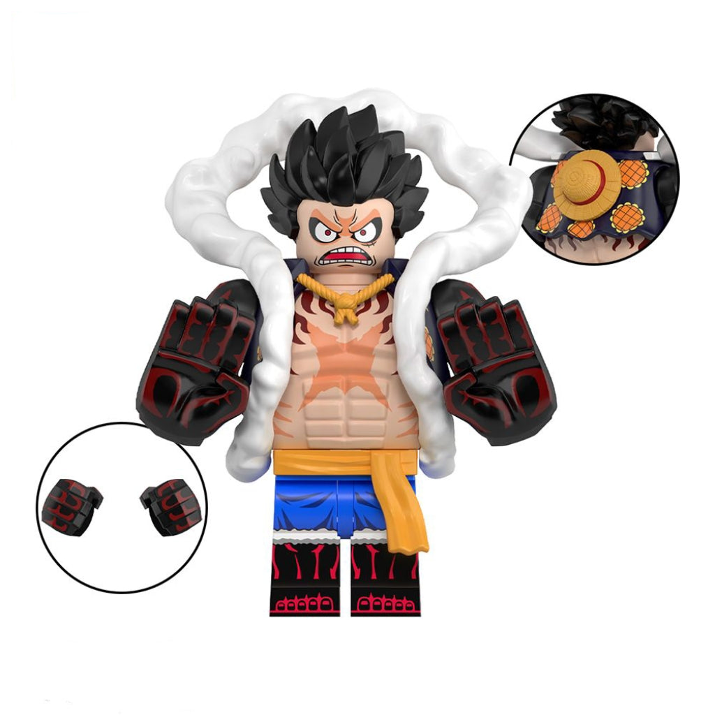 Nova Edição – Mini Figuras Colecionáveis do Nightmare Luffy e do Almirante de Frota Akainu