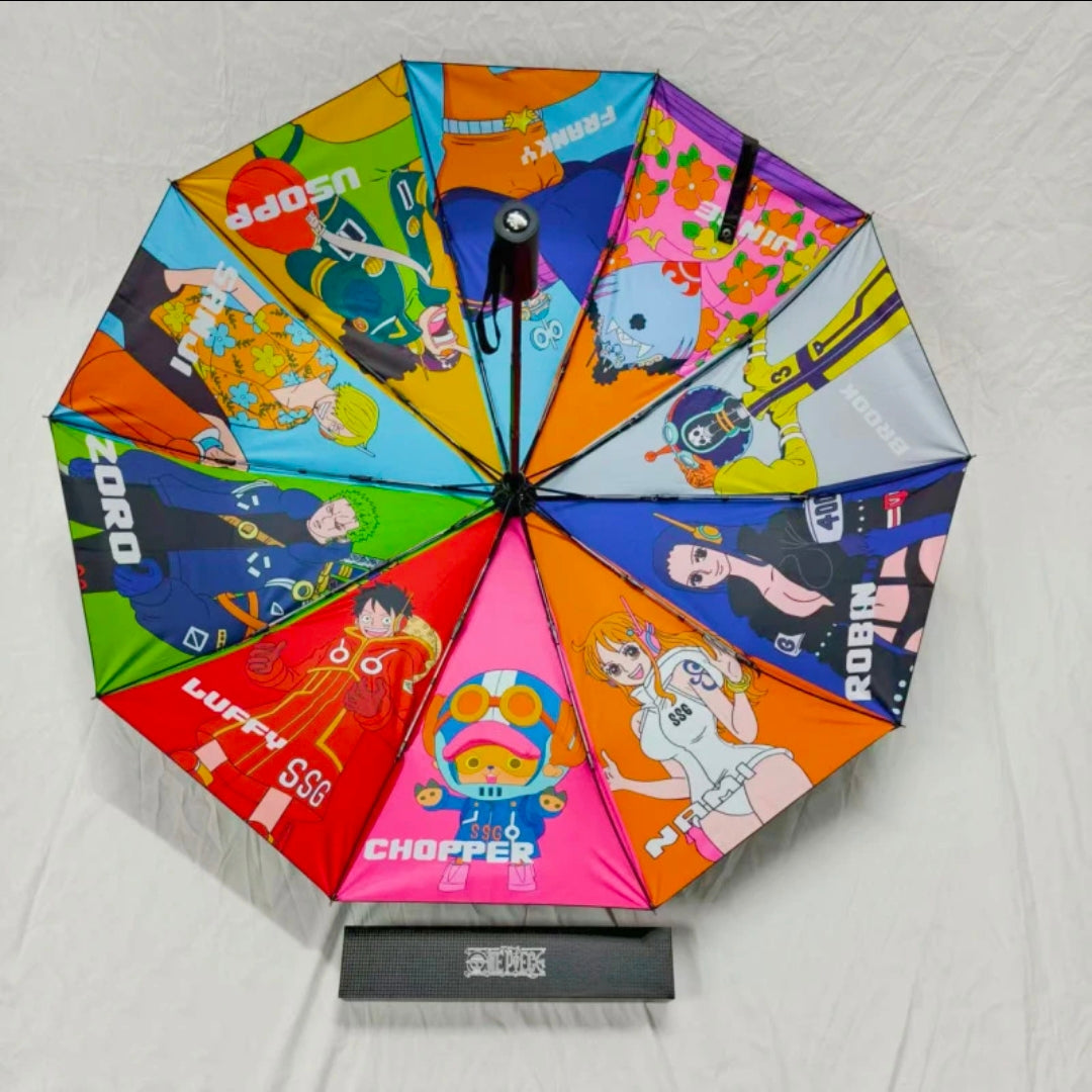 Guarda-chuva Portátil One Piece – Egghead (Todos os Climas)