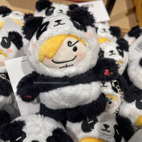 Chaveiro de Pelúcia Panda – Luffy, Zoro e Sanji (Edição Limitada Mugiwara)