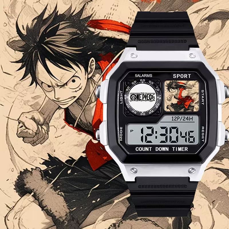 Relógio Esportivo Eletrônico – Luffy