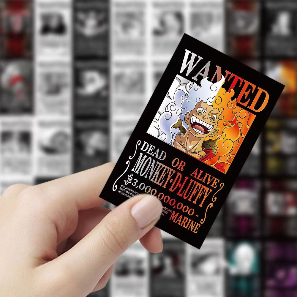 Black&White Bounty Poster,Wanted Poster Stickers
