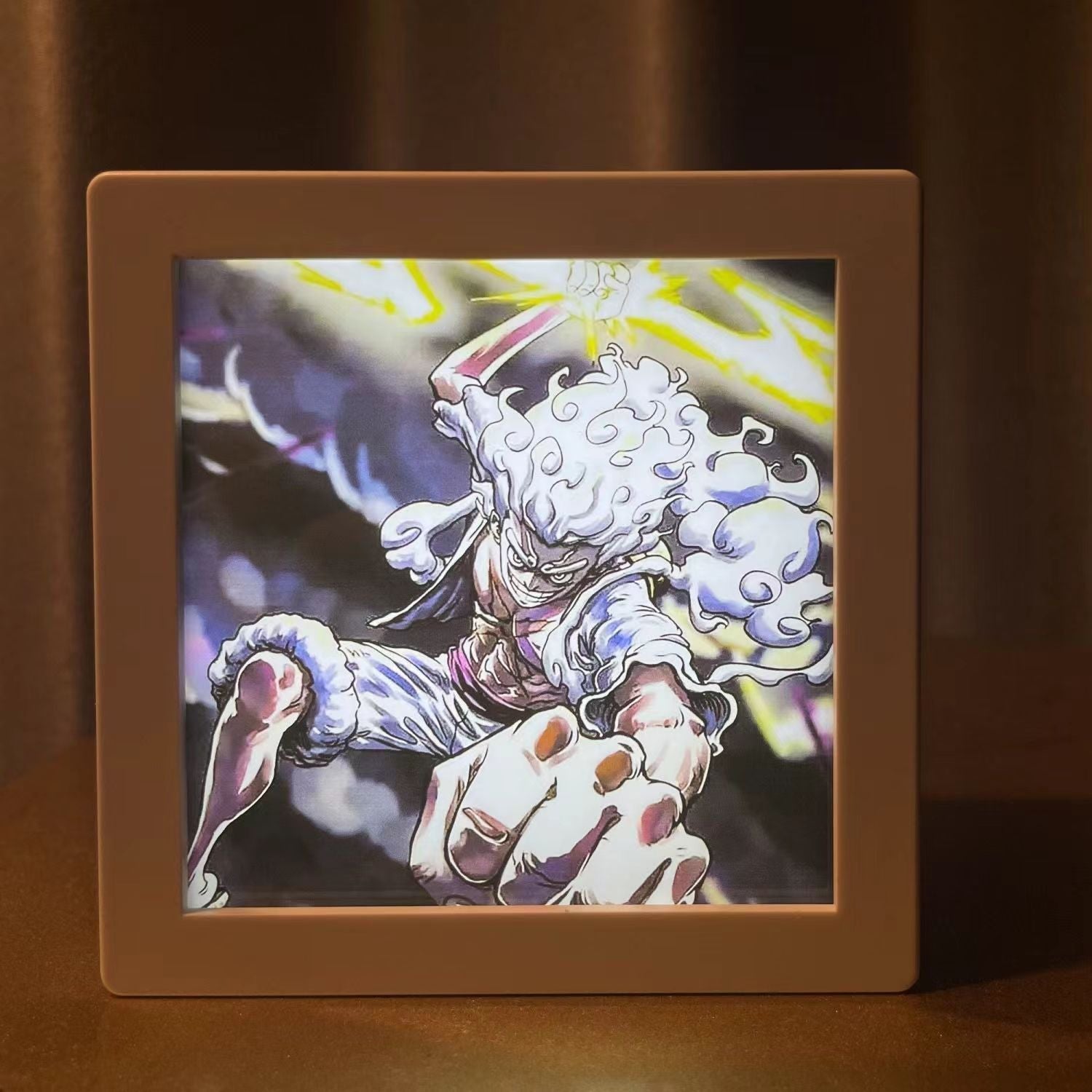 Straw Hats LED Light Box Desk Lamp