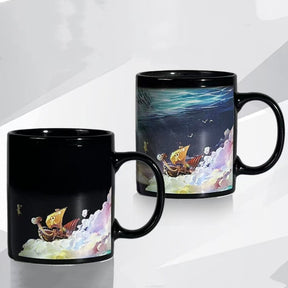 New edition,Straw Hats All 10 Members Color Change Mug