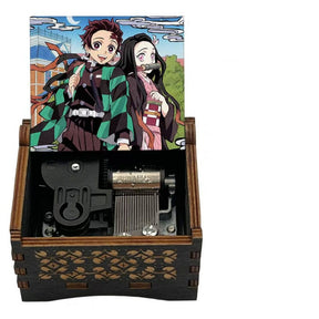 Gurenge Vintage Wooden Music Box