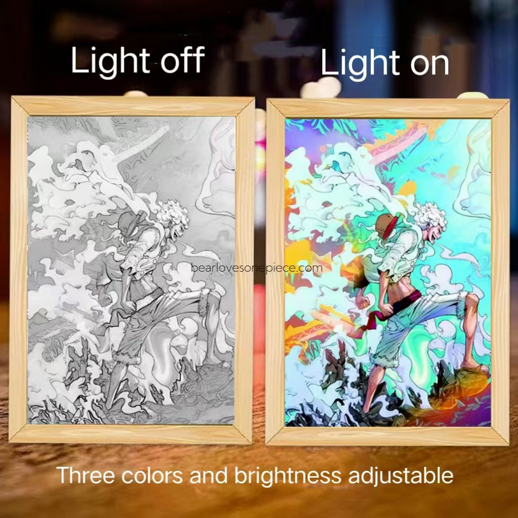 Sketch Art Light Painting Night Light Lamp