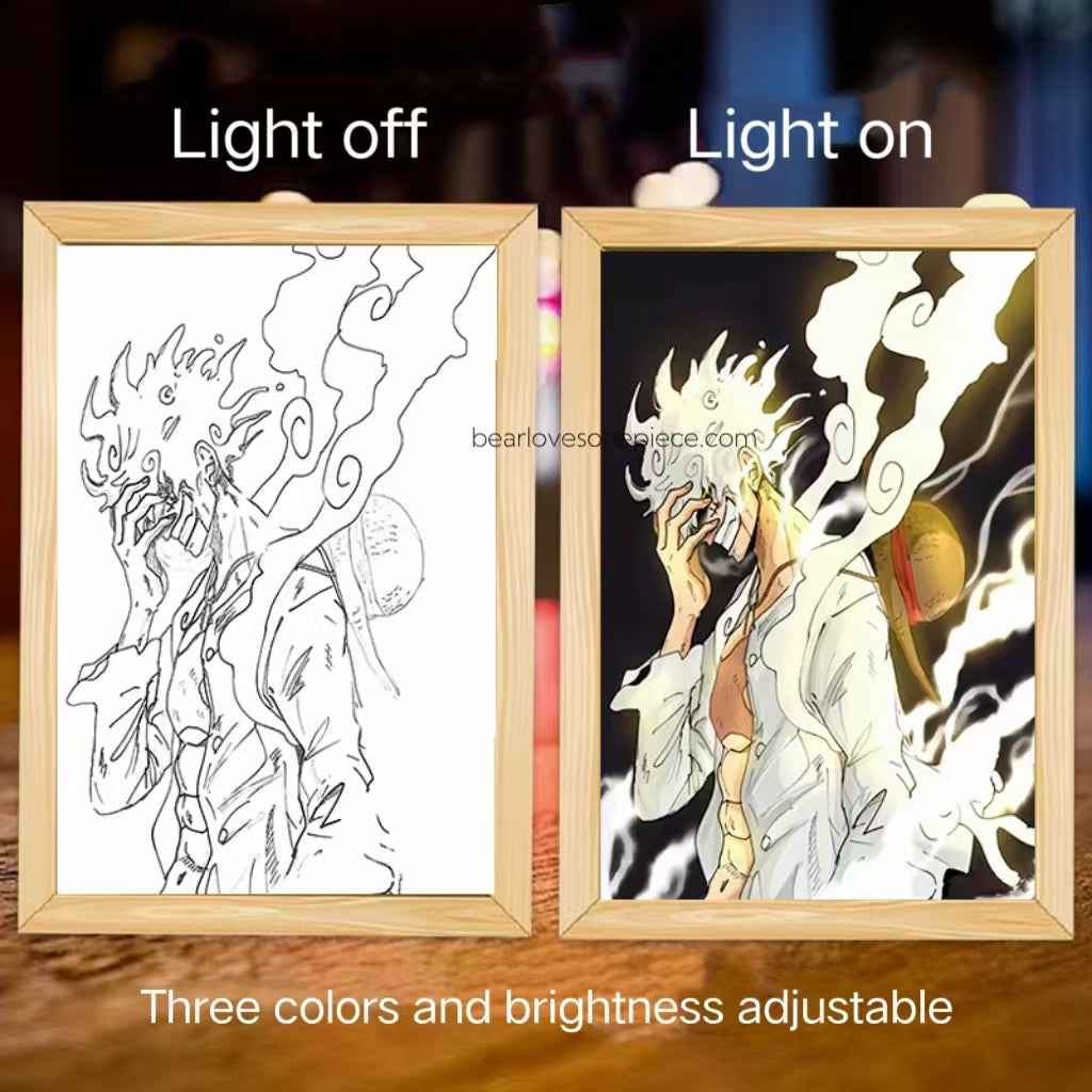 Sketch Art Light Painting Night Light Lamp