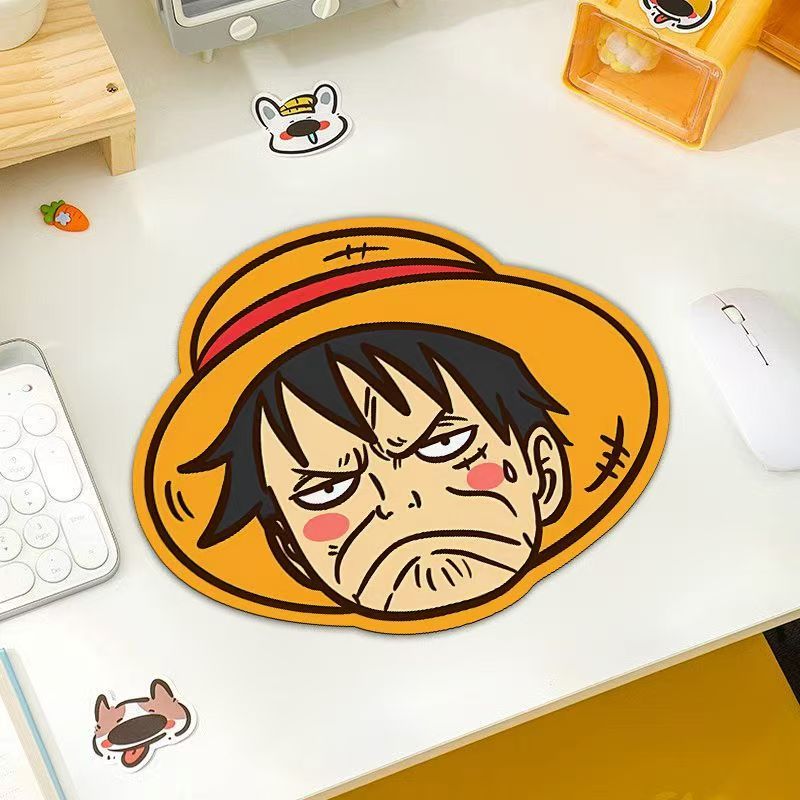 Mousepad fofo com emoji do Luffy