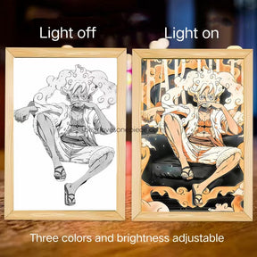 Sketch Art Light Painting Night Light Lamp