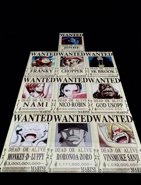 Wanted Poster,Bounty Poster Acrylic Stand