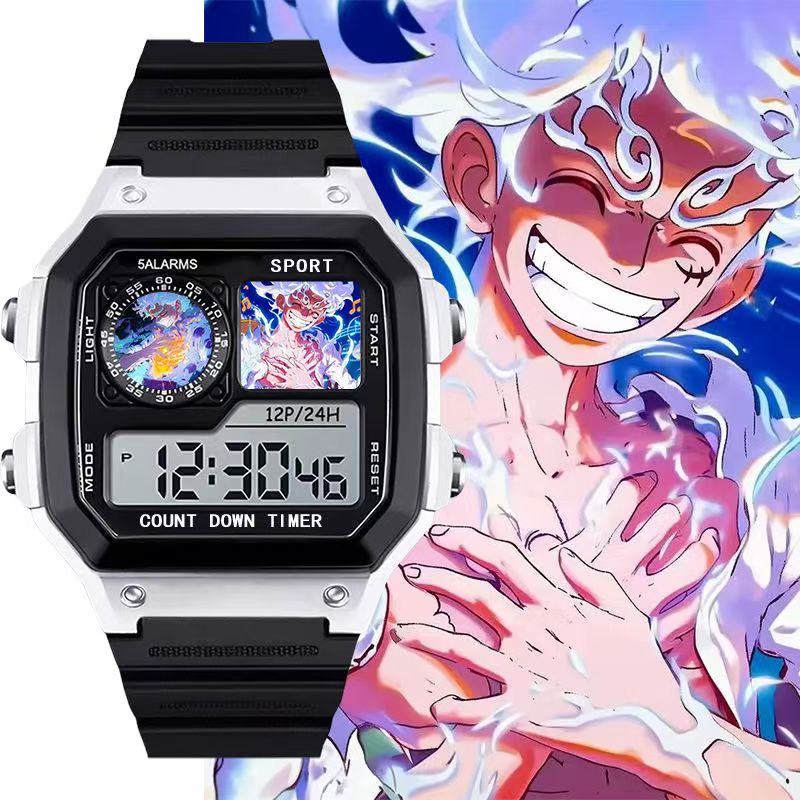 Relógio Esportivo Eletrônico – Luffy