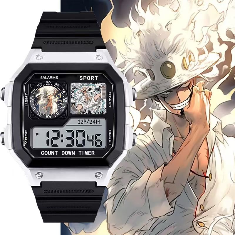 Relógio Esportivo Eletrônico – Luffy