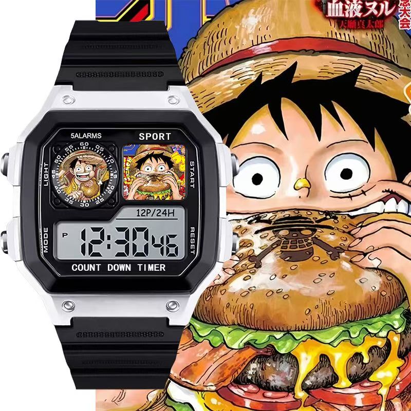Relógio Esportivo Eletrônico – Luffy