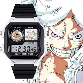 Relógio Esportivo Eletrônico – Luffy