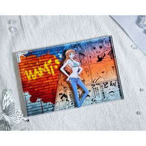 Acrylic Clear Brick Stand 02