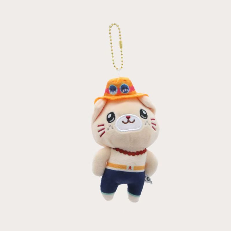 Cute Cat Plush Keychain
