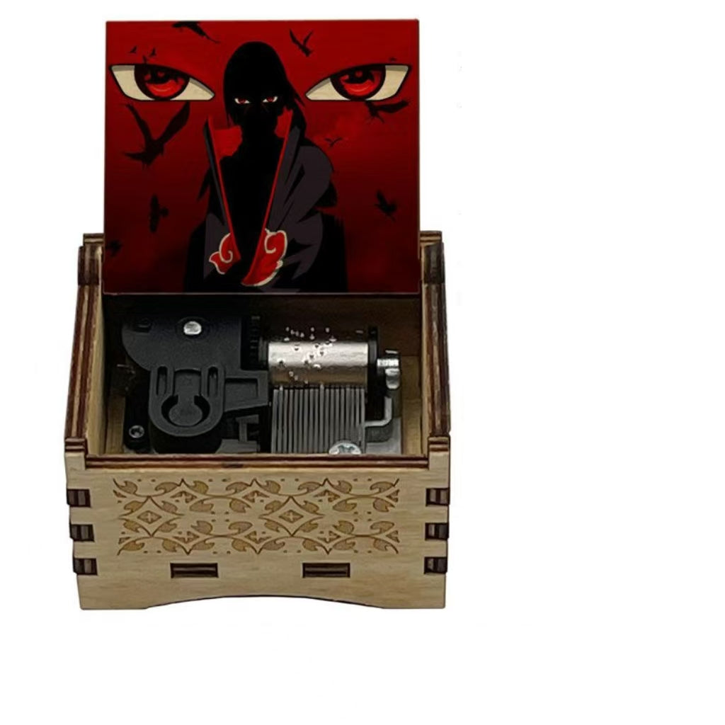 Blue Bird Vintage Wooden Music Box