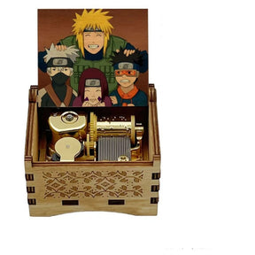 Blue Bird Vintage Wooden Music Box